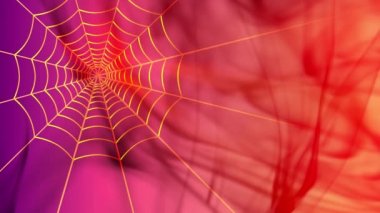 Koyu duman ile Ürpertici Halloween arka plan