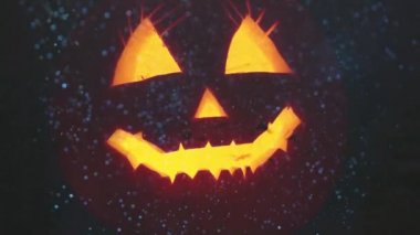 Ürpertici Halloween kabak fener arka plan