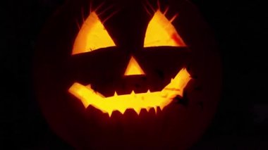 Ürpertici Halloween kabak fener arka plan