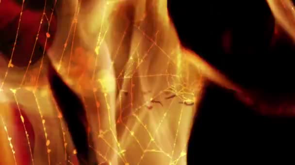 effrayant Halloween toile d'araignée arrière-plan   