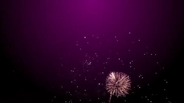 Silvester Feuerwerk lila Hintergrund