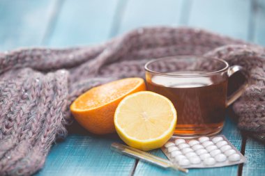 Grip ve grip hapları ve doğal ilaçlar. 