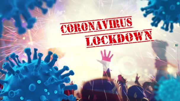 Celebração Julho Durante Pandemia Coronavírus — Vídeo de Stock