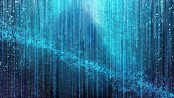 Кібербезпека Концепція Глобальна Безпека Мережевих Хакерів — стокове відео