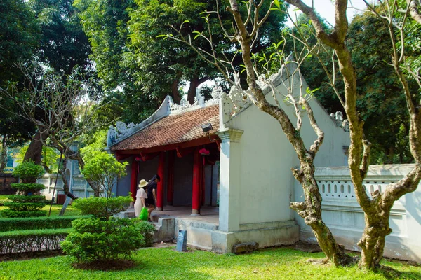 Hanói Vietnã Abril 2018 Khue Van Cac Templo Literatura Van — Fotografia de Stock