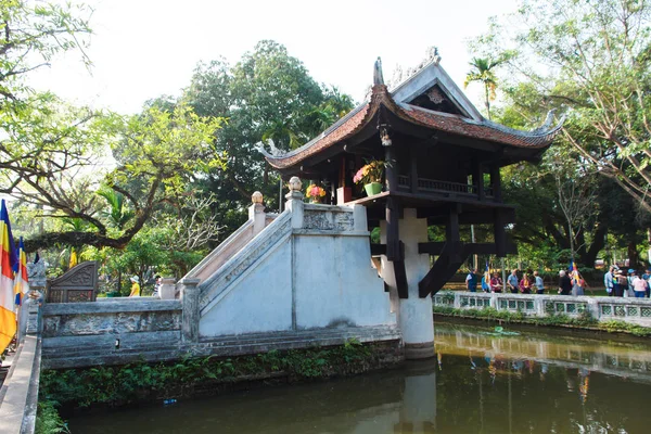 Hanoi Vietnam Abril 2018 One Pillar Pagoda Budista Histórico Foi — Fotografia de Stock