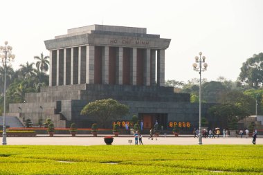 Ho Chi Minh 'in Hanoi, Vietnam' daki mozolesi.