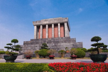 Ho Chi Minh 'in Hanoi, Vietnam' daki mozolesi.