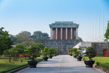 Ho Chi Minh 'in Hanoi, Vietnam' daki mozolesi.