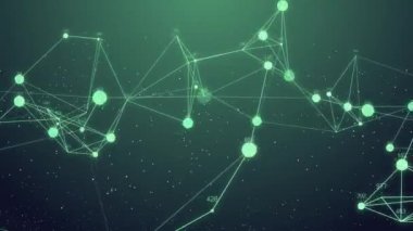 Ağ bağlantı kavramı yaratıcı hareket grafik arka plan ile çalıştıran kesmek şifre