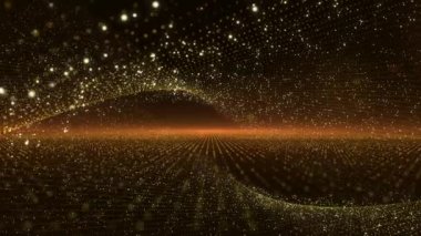 Altın glitter vintage açık renkli düğün Noel şenlikli video için uygun