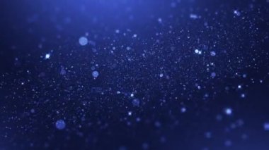 Lüks mavi parçacık ışıltısı soyut arkaplan Mutlu yeni yıl ve mutlu noel bayramı sezonu için