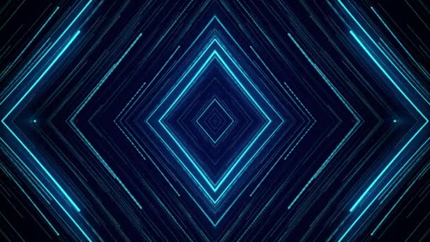 néon bleu lumière abstraite géométrie visuelle mouvement technologie graphique concept numérique 