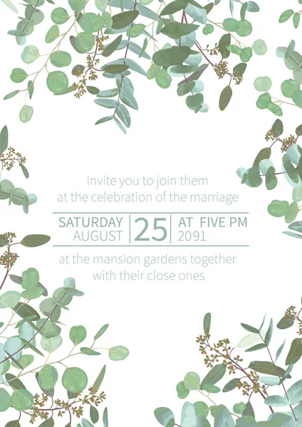 Tebrik şenlikli Flyer, tatil kartı, vektör. Zarif çiçek, gr