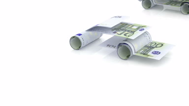 Araba euro Not, arabalar, araba için para maliyeti, arabalar, Üretim otomasyon, video döngü konveyör Meclisi satın almak için borç verme otomatik endüstri kavramı oluşturulur