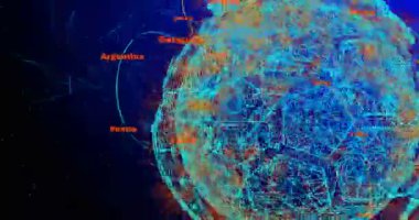 Futbol topu şeklinde bir gezegen uzayda, Alfa chanel