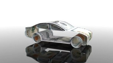 arabaya para, satın alma otomobil, arabanın masraflarını para borç verme otomatik endüstri kavramı oluşturulur.