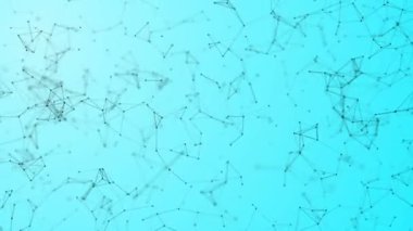 Soyut düzensizce çizgileri ve noktaları hareketli arka plan hareketli