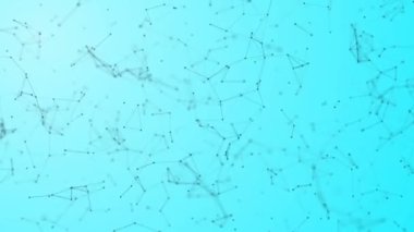 Soyut düzensizce çizgileri ve noktaları hareketli arka plan hareketli