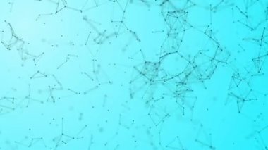 Soyut düzensizce hareket çizgileri ve noktaları, alfa kanal arka plan hareketli