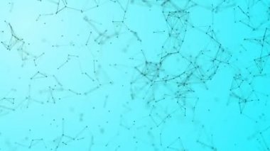 Soyut düzensizce hareket çizgileri ve noktaları, alfa kanal arka plan hareketli