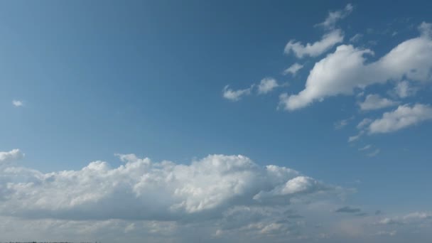 Beautiful time lapse over a keen summer landscape — Stock Video