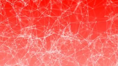 Soyut düzensizce hareket çizgileri ve noktaları, alfa kanal arka plan hareketli