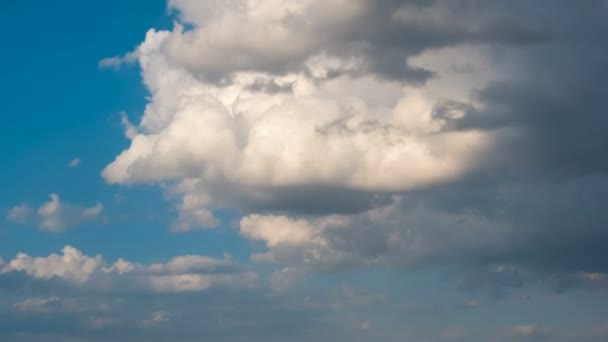 Mooie time-lapse over een scherp zomer landschap — Stockvideo