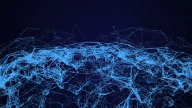 beyin animasyon, veri madenciliği, modern bilgisayar teknolojisinin derinlemesine çalışma. İnsan beyni modeli birçok çizgileri ve noktaları oluşuyordu. Alfa kanalı