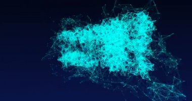 Bilgisayar oluşturulan, LTE bağlantı teknolojisi animasyon