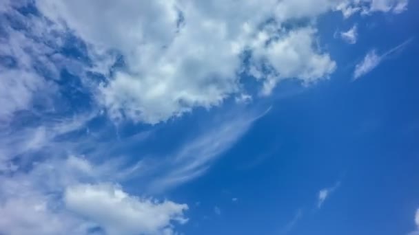 Nuboso lapso de tiempo Cumulus Nube Billows Time Lapse, bucle de vídeo — Vídeo de stock