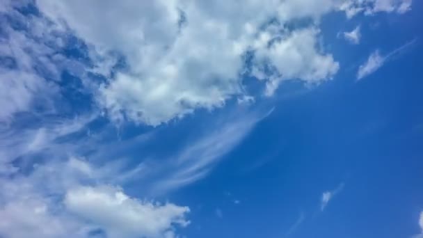 Nuboso lapso de tiempo Cumulus Nube Billows Time Lapse, bucle de vídeo — Vídeo de stock