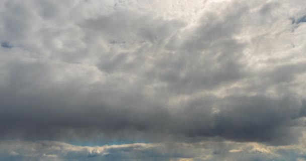 Θολό χρονική Cumulus σύννεφο κύματα Time Lapse — Αρχείο Βίντεο