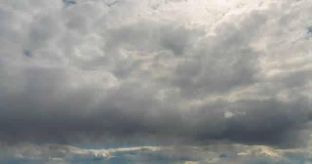 Nuboso lapso de tiempo Cumulus Nube Billows Time Lapse — Vídeo de stock