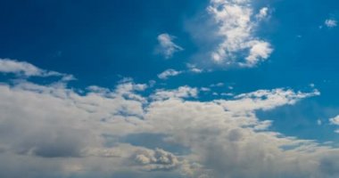 Bulutlu zaman atlamalı kümülüs bulut Billows zaman atlamalı