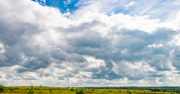 Cloudy time lapse Cumulus Cloud Billows Time Lapse, video loop — Stock Video
