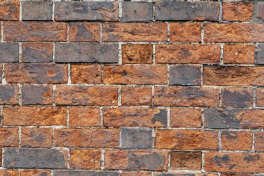 Swansea City, Güney Galler, İngiltere'nin eski bölümünde bir Gürcü evinde eski bir duvarın parçası