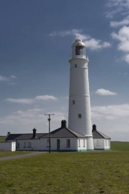 Editoryal Nash Point, İngiltere - 10 Nisan 2019: Nash Point Deniz Feneri, 19.