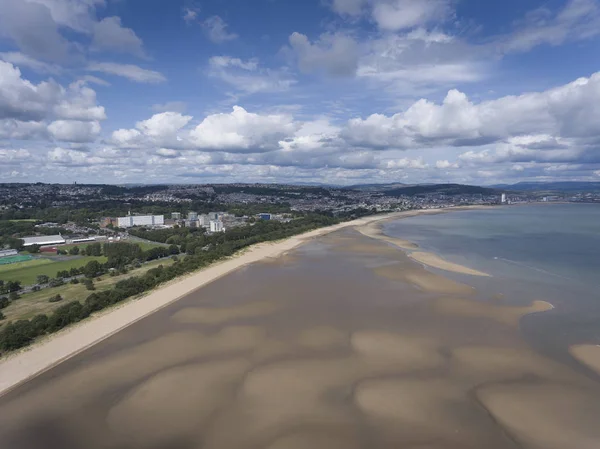 Editorial Swansea Reino Unido Agosto 2019 Uma Visão Aérea Para — Fotografia de Stock