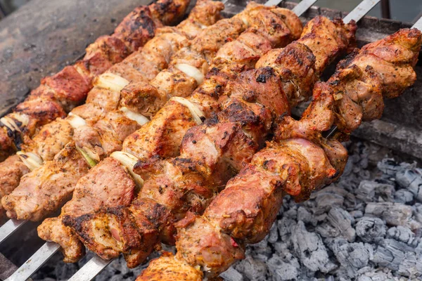 Kebab Georgiano Mangal Imagen de stock