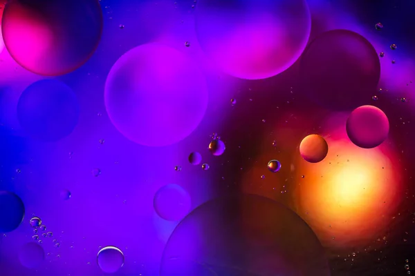 Красочный Пастельный Художественный Образ Капли Масла Воде Современного Дизайна Фона — стоковое фото
