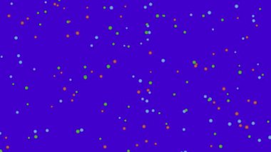 Colorful spheres float dynamically against a rich blue backdrop, creating a modern and engaging visual. Perfect for tech, design, or abstract themes.