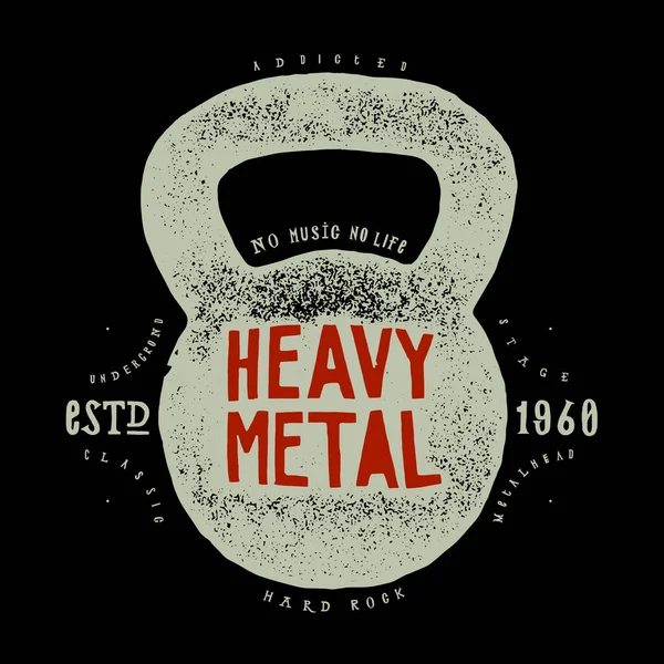Heavy Metal — Stock vektor