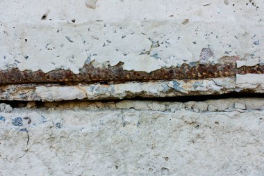 Beton duvar. Grunge, acımasız arka plan