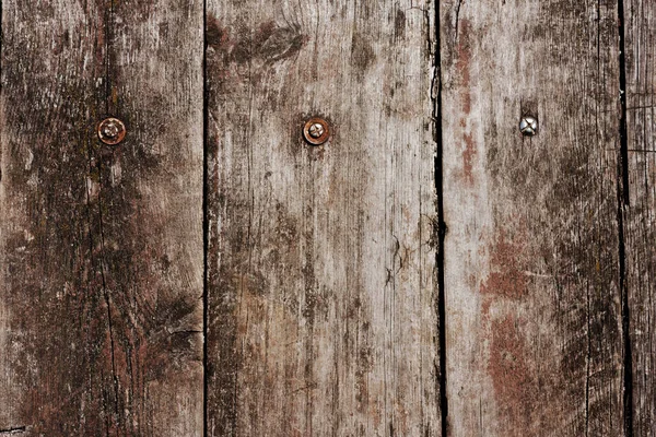 Parete Recinzione Vecchie Tavole Marroni Grunge Sfondo Rustico — Foto Stock