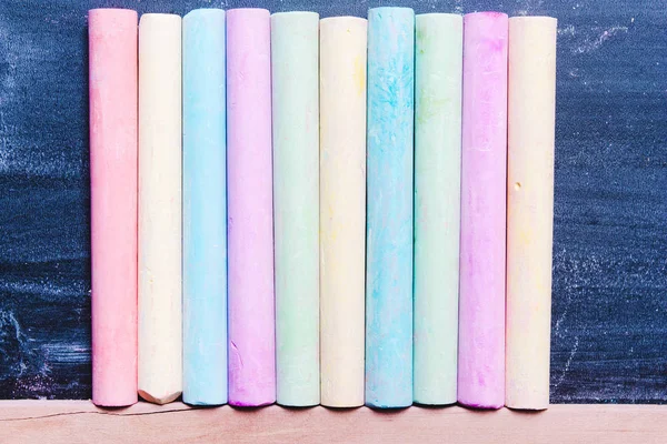  arka plan renkli pastel tebeşir. Konsept Sanat, yaratıcılık