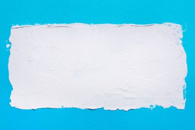 Mavi beyaz arka plan metin yazıt için. Boş şablon