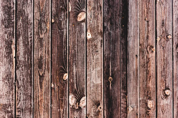 Vieille texture en bois de chêne brun. Grunge fond de panneau vertical . — Photo