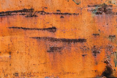 demir, portakal paslı metalik doku