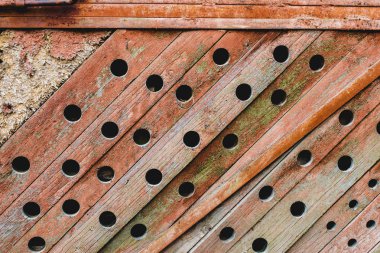 ahşap, antik doku. kaba boya ile eski arka plan, turuncu